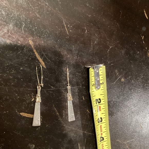 Dangly silver earrings - Picture 10 of 10